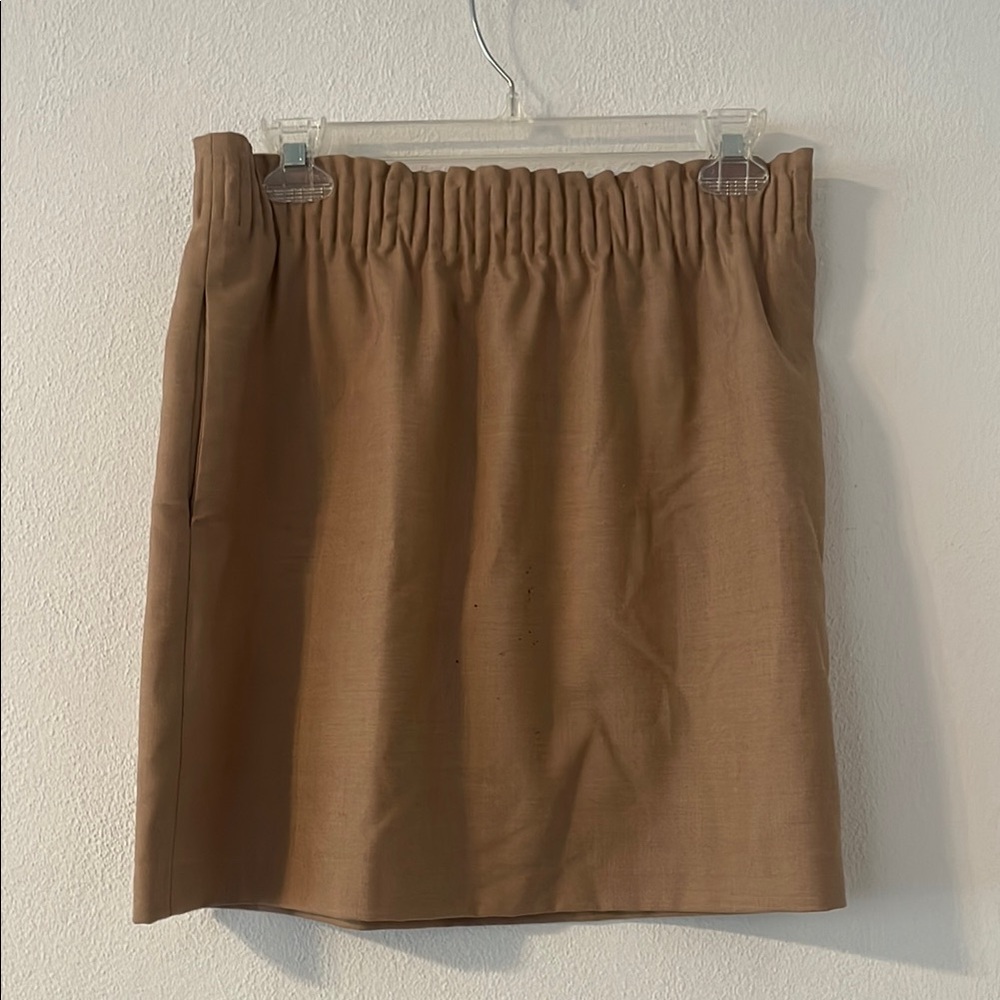 J. Crew Tan Mini Skirt Sz 4